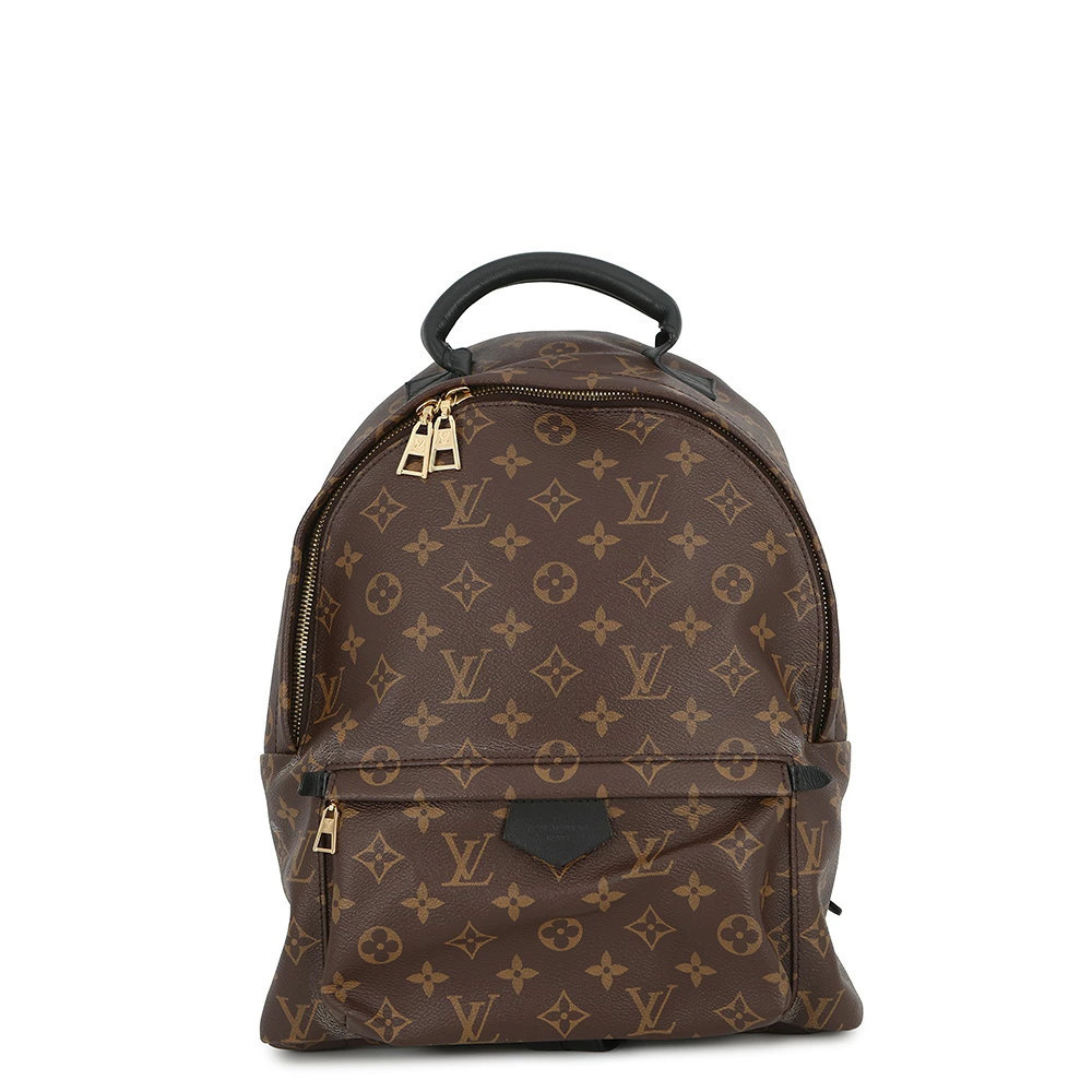 Louis Vuitton Monogram Palm Springs Backpack Bag Black